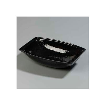 Carlisle OSB17603 - Pebbled Bowl 11 Qt, Oval, Black - Pkg Qty 4
