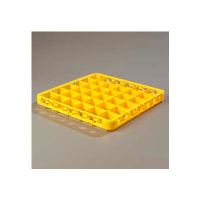 Carlisle RE36C04 - Opticlean™ 36-Compartment Divided Glass Rack Extender, Yellow - Pkg Qty 6