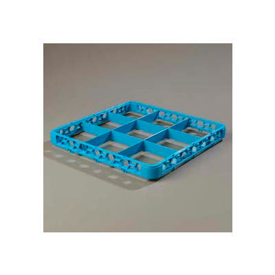 Carlisle RE914 - Opticlean™ 9-Compartment Divided Glass Rack Extender, Carlisle Blue - Pkg Qty 6