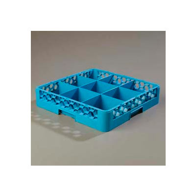 Carlisle RG914 - Opticlean™ 9-Compartment Glass Rack, Carlisle Blue - Pkg Qty 6