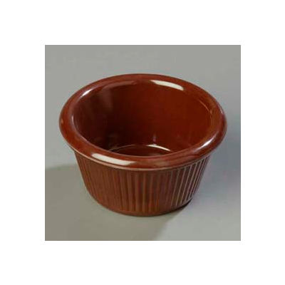 Carlisle S28269 - Fluted Ramekin 3 Oz., Chocolate - Pkg Qty 48