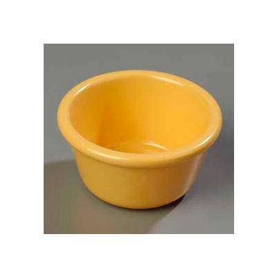 Carlisle S28522 - Smooth Ramekin 4 Oz., Honey Yellow - Pkg Qty 48