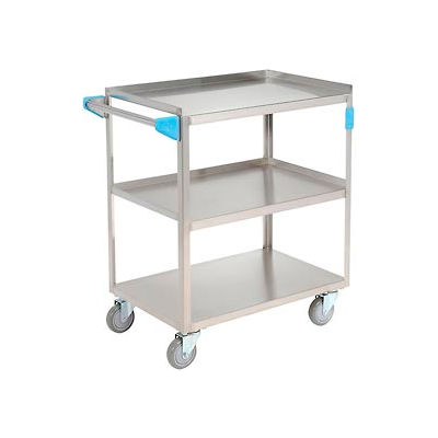Carlisle® UC3031827 Stainless Steel Utility Transportation Cart 300 Lb. Cap. 3 Shelf 18x27