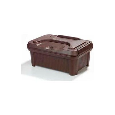 Carlisle XT160001 - Cateraide Slide 'N Seal™ Pan Carrier, 6" Top Loader, Insulated, Brown