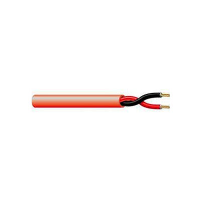 Convergent 4059RD5S 14AWG 2C Solid Fire Alarm Cable Plenum FPLR 500 Ft. Spool Red