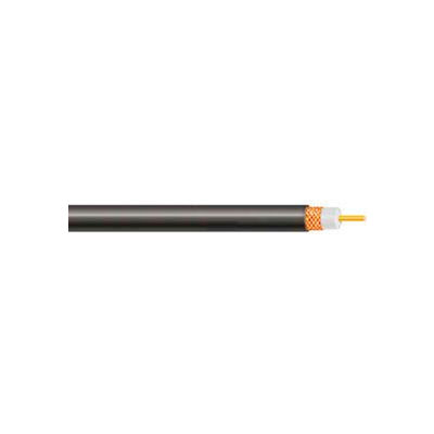 Convergent 5007BK1B RG59/U 20 AWG Solid Copper Conductor CCA Braid PVC 1,000 Ft. Box Black