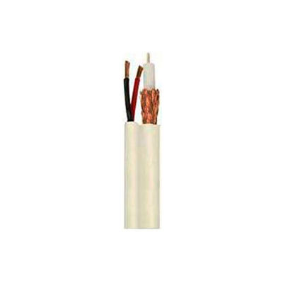 Convergent 5015WH1S RG59/U + 18/2 Siamese Camera Cable CMR 1,000 Ft. Spool White