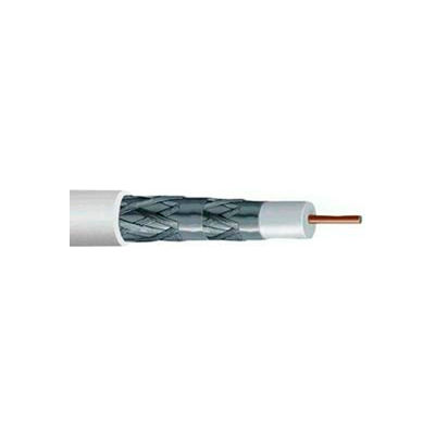 Convergent Connectivity Technology P5218WH1S RG6/U 18AWG Cuss Quad Shield CMP 1,000 Ft. Spool White