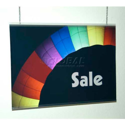 Bottom Print Hanging System, Two 4' Pieces