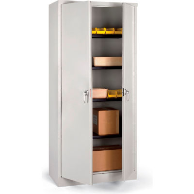 Parent Metal Heavy-Industrial Premium Storage Cabinet - 36X18X78" - Light Gray