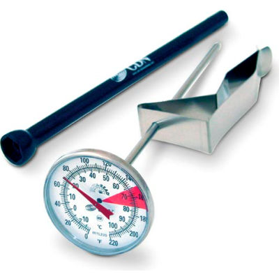 CDN Beverage & Frothing Thermometer 7 Stem