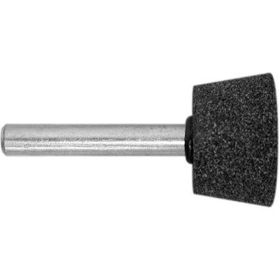 Century Drill 75205 Mounted Grinding Point 1" Dia. 1/4" Shank Size A32 Aluminum Oxide