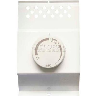 Cadet® Thermostat For Baseboard Heater BTF2W 2-1/8"L X 3-3/4"W X 6"H White