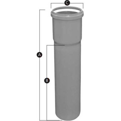 InnoFlue® Vent Length ISVL042*-9, 4" x 24", 9/Pack