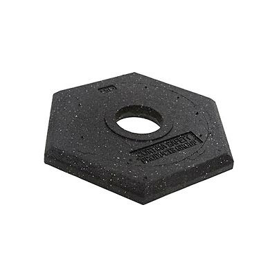 Rubber Delineator Base, 15 lb. Replacement Base