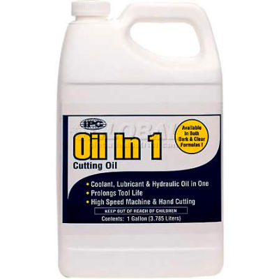 Oil-In-One™ Cutting Oil, 1 Qt.. Clear - Pkg Qty 24