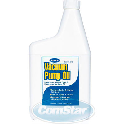 Vacuum Pump Oil™ Lubricating Oil For Air Compressors & Vacuum Pumps, 1 Qt. - Pkg Qty 12