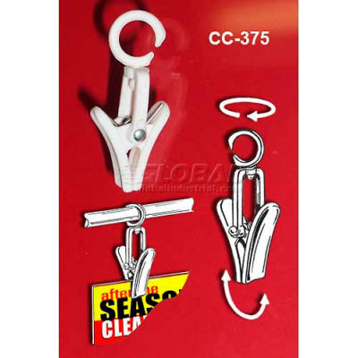 Clever Clip-Strip, White - Pkg Qty 100