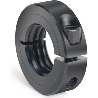 One-Piece Threaded Clamping Collar, Black Oxide Steel, ISTC-175-16