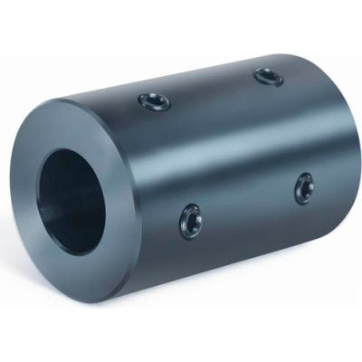 Rigid Coupling 4 Set Screws 2 @ 90 RC4H-Series, 1/2", Black Oxide Steel