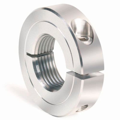 One-Piece Threaded Clamping Collar Recessed Screw, Stainless Steel, TC-125-12-S