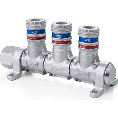 Cejn® Ind. Interchange Multi-Link Kit 1/4" Body Size x3 Safety Couplings 1/2" Female Inlet