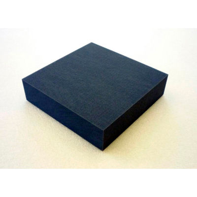 Clark Foam Products, 1001289, Foam Sheet, 300135 Poly, Charcoal, 2"H x 24"W x 72"L