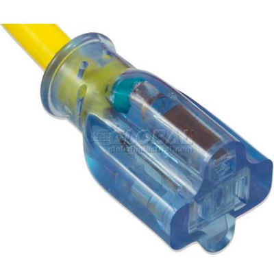Conntek 20251-025, 25', 12/3 SJTW Outdoor Extension Cord with lighted NEMA 5-15P/R