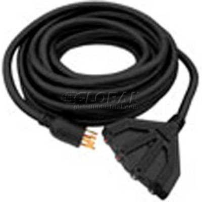 Conntek 20611-050, 50', 30A, Generator Power Cord with NEMA L14-30P to 5-15/20R*4