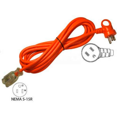 Conntek 24162-144, 12', 13A,16/3 I-Ring Extension Cord with Glow Indicator, NEMA 5-15P/R