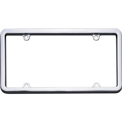 Cruiser Accessories Classic License Plate Frame, Chrome - 20130