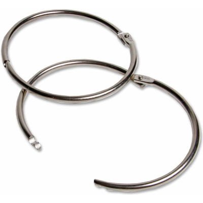CLI® Multi-Purpose Book Ring, 3" Diameter, Silver, 10/Box