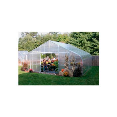 30x12x72 Solar Star Greenhouse w/Poly Ends and Drop-Down Sides, Prop Heater