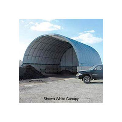 Econoline Storage Building 30'W x 15'H x 30'L Green Pony Wall