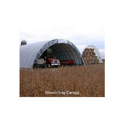 Econoline Storage Building 30'W x 15'H x 40'L Green Freestanding