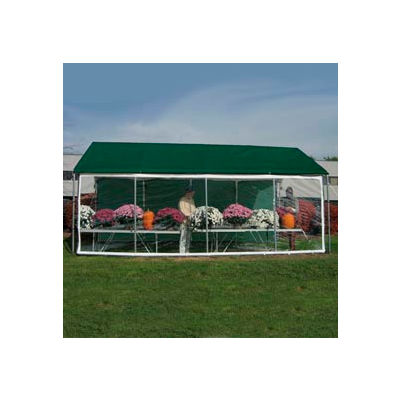 WeatherShield Commercial Canopy 14'W x 40'L Green