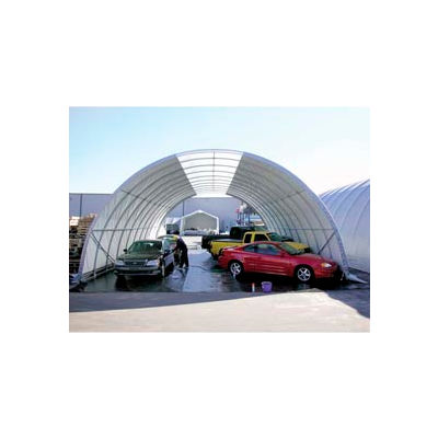 Freestanding Poly Building 34'W x 17'4"H x 48'L Gray