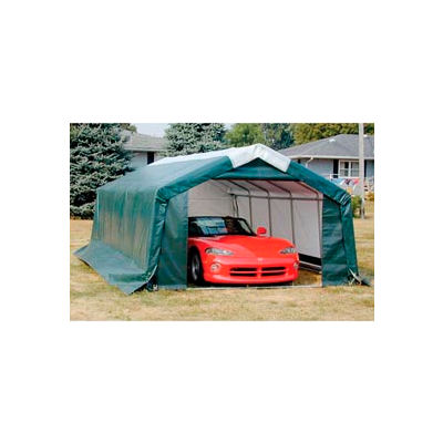 Storage Master Garage 11'4"'W x 8'H x 20'L House Style Gray