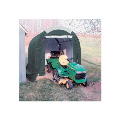 Mini Garage/Storage Shed 8'W x 8'H x 12'L Green