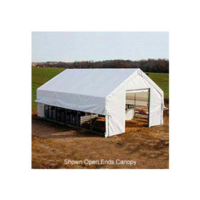 Moo-Tel Calf Nursery w/ Doors 26'W x 36'L White