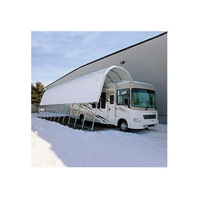 Open Garage 18'W x 16'H x 32'L White