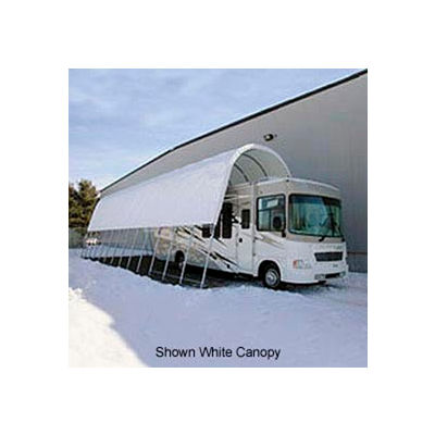 Open Garage 18'W x 16'H x 36'L Tan