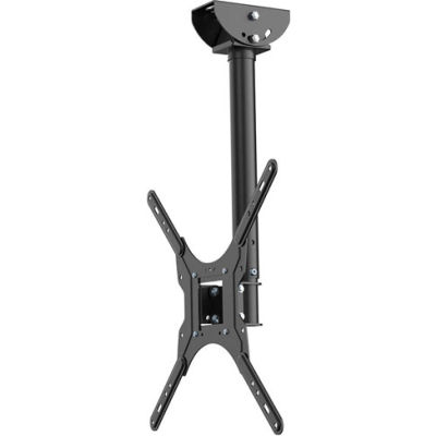 Loctek® CM1 Adjustable Tilting Wall Ceiling TV Mount, Black