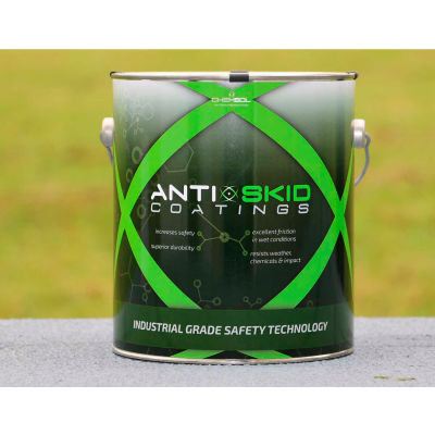 Chemsol 2500 Nonslip Coating, Extremely Durable Antislip Paint, 5 Gal. Medium Gray - 2500-MG-PL