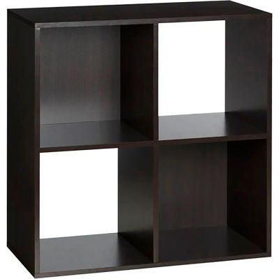 storage espresso cube organizer globalindustrial onespace