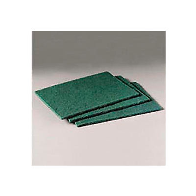 3M Scotch-Brite Scouring Pads, Green, 10 Pads - 96CC