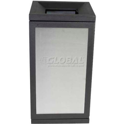 SECURR® Sentinel 36 Gal. Indoor Recycling Receptacle w/ Inward Slope - SS