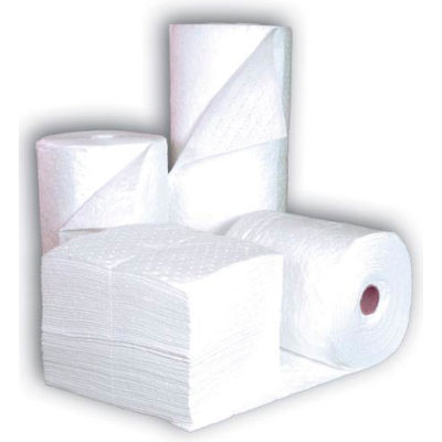Chemtex BR6W Absorbent Roll, Oil Only, 30" x 300', Single Weight, Bonded Meltblown