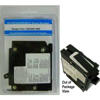 Siemens® VPKICBQ130 Interchangeable 1" Circuit Breaker 1-Pole 30A Clamshell Packaged