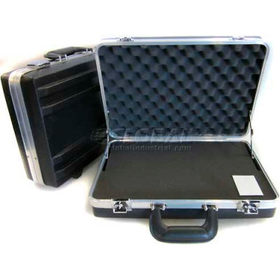 CH Ellis Chicago Case VFC5F, Foam-Filled Carrying Case, 19"L x 14-1/2"W x 6"H, Black